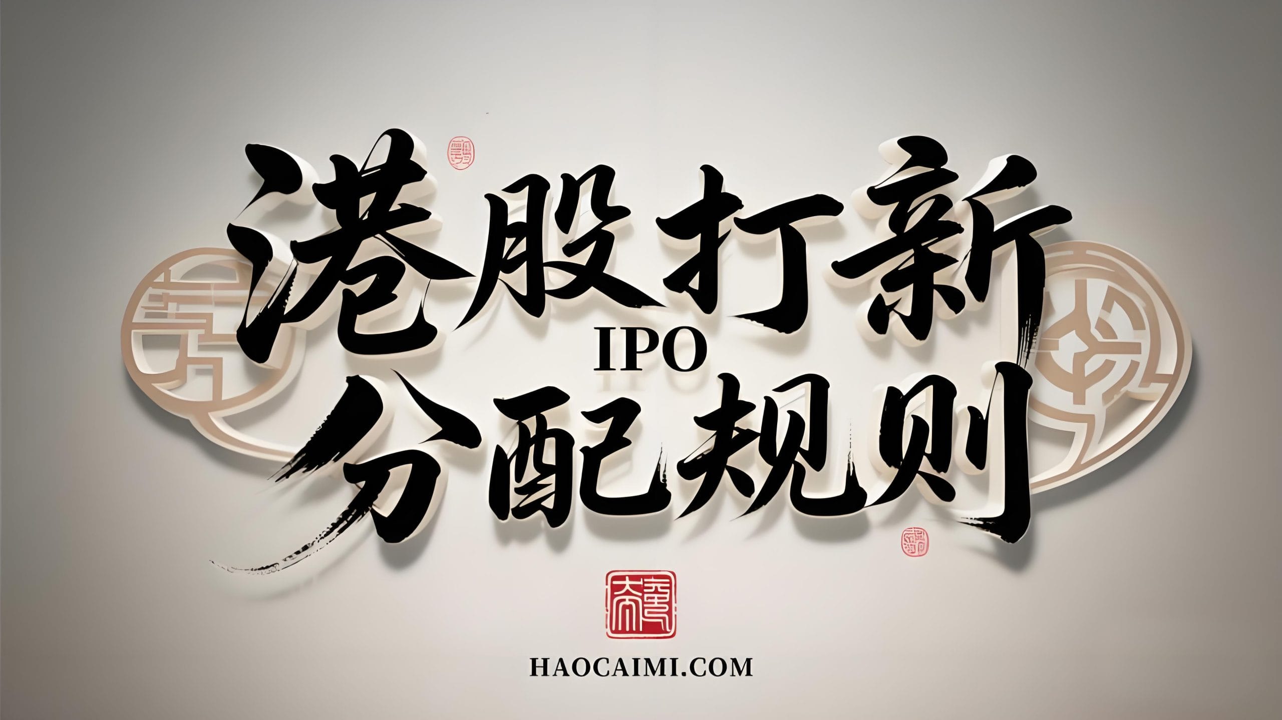 港股IPO打新股分配规则